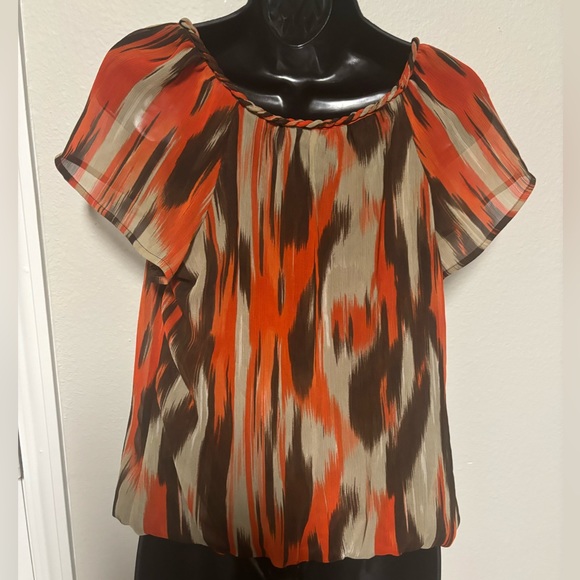 Cato Blouse With Braided Neckline - Picture 2 of 3